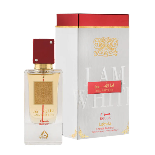 Ana  Abiyedh Rouge by Lattafa 60 ML Eau da Parfum